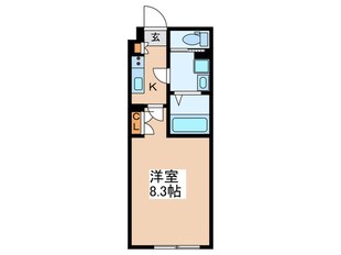 ﾌﾞﾗｲｽﾞ高井戸DUEの物件間取画像